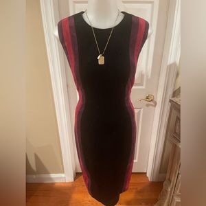 Calvin Klein Sleeveless Suede Like Dress